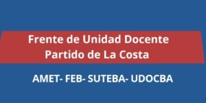 Lee más sobre el artículo El FUD de La Costa exige al Ejecutivo Municipal informes sobre la EJECUCIÓN de los fondos que transfiere la PROVINCIA al MUNCIPIO para el Servicio Alimentario Escolar e infraestructura en las escuelas estatales