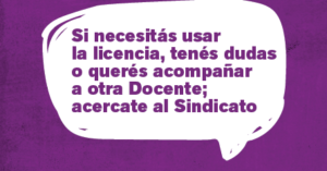 Lee más sobre el artículo El Derecho de las Docentes del Partido de La Costa y Gral. Lavalle a la Licencia por Violencia de Género