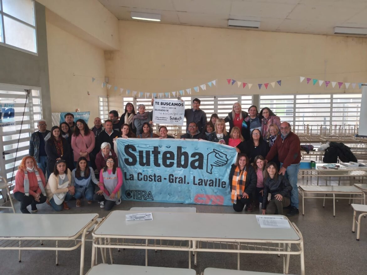 Se reunió el cuerpo de delegadxs de escuela del Suteba La Costa-Gral. Lavalle