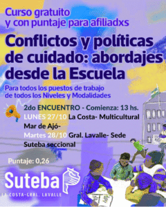 Lee más sobre el artículo Clase 2: Curso Conflictos y políticas de cuidado: un abordaje desde la escuela